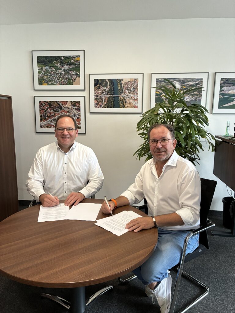Bgm Oberhofer und Forster von der ÜZW